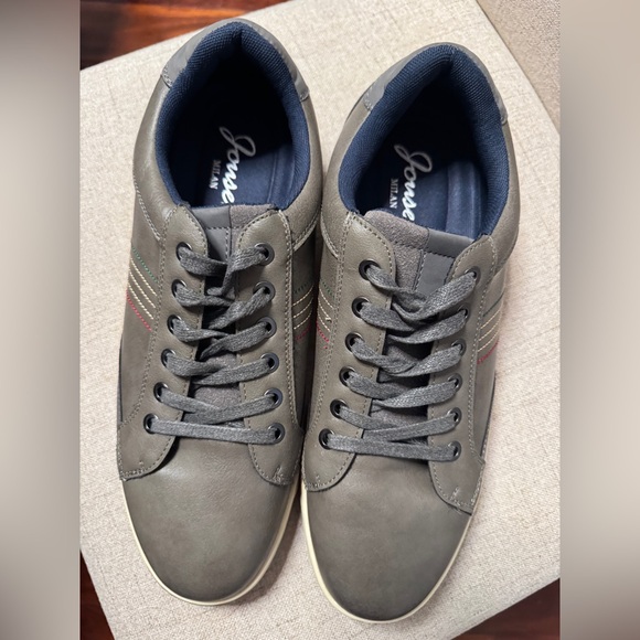 Jousen Milan Men's Sneakers, Classic Casual Leather Shoes - Picture 2 of 5